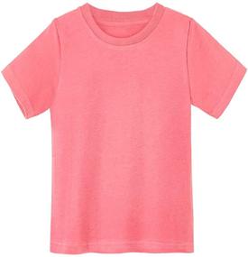 img 3 attached to COSLAND Youth Heavyweight Cotton Yellow Boys' 👕 Tops, Tees & Shirts: High-Quality Clothing for Stylish Boys