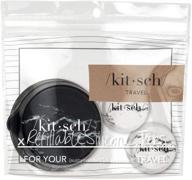 kitsch silicone travel containers toiletries logo