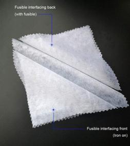 img 2 attached to 🧵 Fusible Lightweight Quilting Stabilizer Fabric: Ideal for T-Shirts, Face Masks, and Handmade Crafts - Iron-On Adhesive, Nonwoven One Side Fusible - 39" x 2 Yard (White)