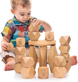 img 4 attached to Stacking Preshcool Montessori Balancing Educational