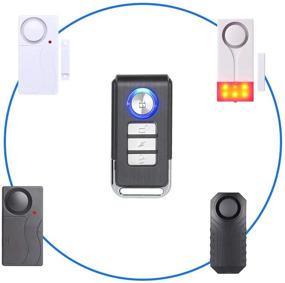img 1 attached to Mengshen Remote Control for Alarms 🔒 M64/M641/M642/M65/M70/M701/M702/Z07/Z08 - AR01: Enhance Security with Ease