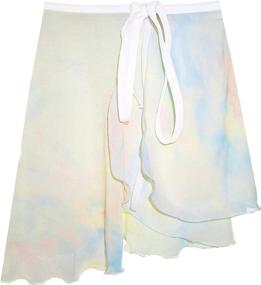 img 1 attached to 🩰 Dance Ballet Chiffon Wrap Skirts for Women and Girls - Short & Favourite