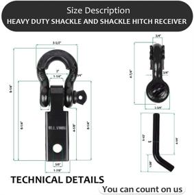 img 1 attached to AUTOBOTS Receiver Strength Accessories Recovery Exterior Accessories