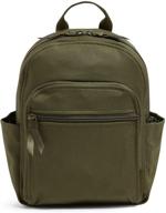 🎒 vera bradley eco-friendly cotton backpack - women's handbags & wallets in fashionable backpacks logo