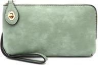 👜 women's small crossbody wristlet clutch handbags, wallets, and wristlets logo