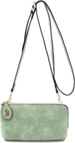 img 3 attached to 👜 Women's Small Crossbody Wristlet Clutch Handbags, Wallets, and Wristlets