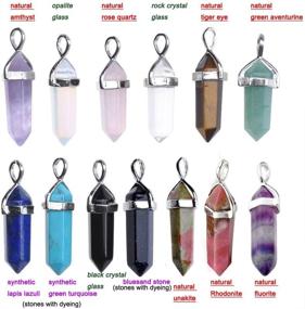 img 3 attached to 📿 13-Piece Healing Pointed Chakra Pendants Set for Necklace Making - Top Plaza