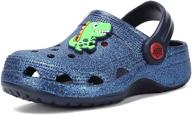 versatile classic garden clogs: slip-on water shoes for boys and girls, breathable sandals, ideal for outdoor and indoor activities logo