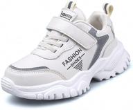 running leather athletic breathable lightweight boys' shoes for sneakers logo