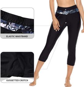 img 2 attached to 👙 ATTRACO Women's High-Waisted Capris Swimwear: Clothing, Swimsuits & Cover Ups