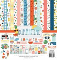 компания по производству бумаги carta bella summertime scrapbooking & stamping. логотип