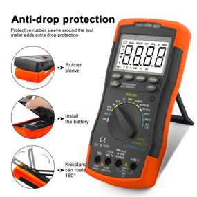 img 2 attached to 🔧 BTMETER BT-770K Automotive Multimeter: Auto Ranging for Dwell Angle, Pulse Width, Tach, Temperature, Duty Cycle & More - Voltage, Current and Resistance Testing