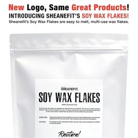 img 2 attached to 🕯️ Sheanefit Soy Wax Flakes: Ideal for Easy DIY Candle Making & Skin Moisturizing - 8oz Resealable Standup Pouch