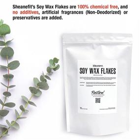 img 1 attached to 🕯️ Sheanefit Soy Wax Flakes: Ideal for Easy DIY Candle Making & Skin Moisturizing - 8oz Resealable Standup Pouch