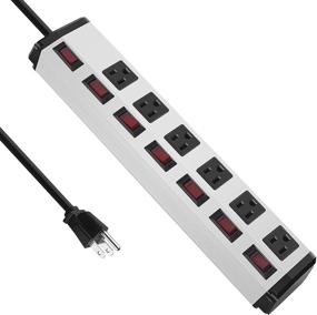 img 4 attached to Индивидуальные выключатели ECO Friendly 6 Outlet Protector