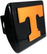 tennessee orange metal emblem black logo