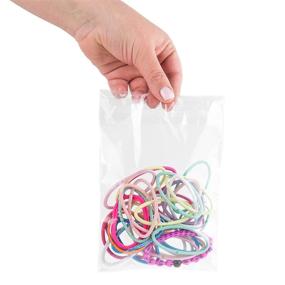 img 1 attached to 📦 Versatile Clear Poly Bags Small Combo: Ideal for Organizing and Protecting Items