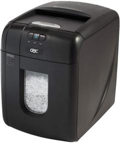 img 4 attached to 🔪 GBC Paper Shredder 130 Sheet Capacity: Auto Feed, Super Cross-Cut for Small Home Office - Stack-and-Shred 130X (1757571) Black