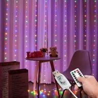 🌈 n-a usb 300led curtain light: remote control outdoor decoration for wedding, camping, and terraces - multicolor логотип