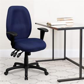 img 4 attached to Flash Furniture Multifunction Ergonomic Adjustable Furniture for Home Office Furniture