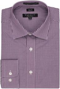 img 1 attached to Gingham Check Dress Shirt for Men