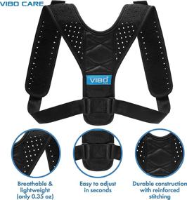 img 3 attached to Posture Corrector Men Women Comfortable