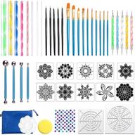 mandala dotting stencils painting supplies painting, drawing & art supplies logo