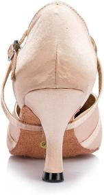 img 2 attached to Minishion Womens Ribbon Beige Satin Sports & Fitness