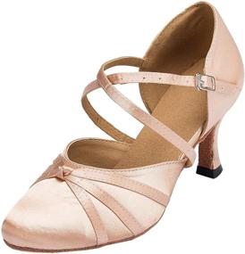 img 4 attached to Minishion Womens Ribbon Beige Satin Sports & Fitness