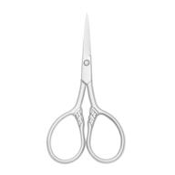 💈 stainless steel beard mustache scissors - premium trimming shear for men's facial and body hair logo