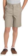 🩳 dickies flexwaist front short in silver - boys' clothing shorts logo