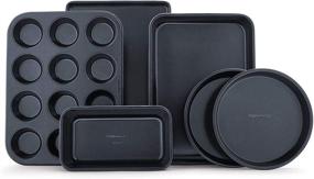 img 3 attached to 🍪 6-Piece Black Calphalon Nonstick Bakeware Set