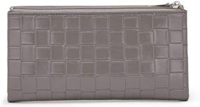 img 3 attached to Leather Wallets Trifold Compact Slots ID Women's Handbags & Wallets