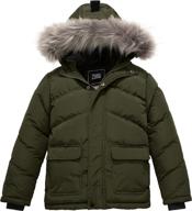 zshow winter puffer jacket - boys' windproof clothing, jackets & coats logo