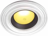 spot light white urethane recessed industrial electrical logo