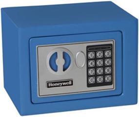 img 1 attached to 🔒 Honeywell 5005B Steel Security Safe: Digital Lock, 0.17 cu.ft, Blue - Ultimate Home Protection