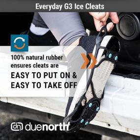 img 1 attached to ❄️ Everyday G3 Ice Cleat for Walking and Running on Snow and Ice - Optimal Traction (1 Pair)