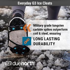 img 3 attached to ❄️ Everyday G3 Ice Cleat for Walking and Running on Snow and Ice - Optimal Traction (1 Pair)