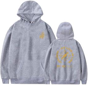 img 4 attached to 👕 Xkpopfans Stray Kids Hoodie: Unlock Their Fashion with Boys' Clothing for Stylish Hoodies & Sweatshirts