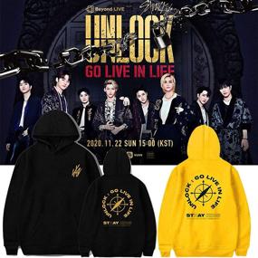 img 1 attached to 👕 Xkpopfans Stray Kids Hoodie: Unlock Their Fashion with Boys' Clothing for Stylish Hoodies & Sweatshirts