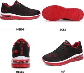 img 3 attached to 👟 Men's Athletic Lightweight Jogging Sneakers - Optimal Running Shoes