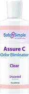 блокирующий запахи safe n' simple assure c, 4 жидких унций логотип