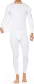 img 3 attached to 🔥 Thermajohn Men's Ultra Soft Thermal Underwear Long Johns Set | Fleece Lined for Superior Comfort