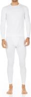 🔥 thermajohn men's ultra soft thermal underwear long johns set | fleece lined for superior comfort logo