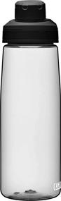 img 1 attached to 🚰 BPA Free Water Bottle 20 oz - CamelBak Chute Mag, Clear (Model:1510101060)