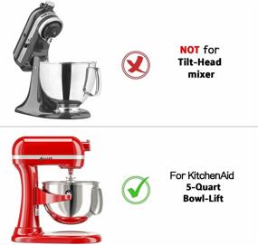 img 2 attached to 5 Quart KitchenAid Mixer Accessories - Flex Edge Beater Paddle with Scraper for 5 QT Bowl-lift Stand Mixer, Perfect Replacement Attachments