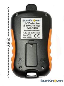 img 1 attached to 🌞 SunKnown Portable UV Intensity Meter - Handheld Sunlight Meter for Measuring Harmful UV Solar Radiation - Digital UV Index Sensor & Sunlight Strength Tester