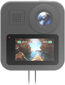 img 1 attached to Улучшите и Защитите свою камеру GoPro MAX 360 градусов с помощью нашего силиконового чехла и крышки для объектива