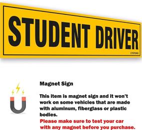 img 3 attached to 🚗 Student Driver Magnet Sticker by TOTOMO