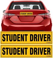 🚗 student driver magnet sticker by totomo logo